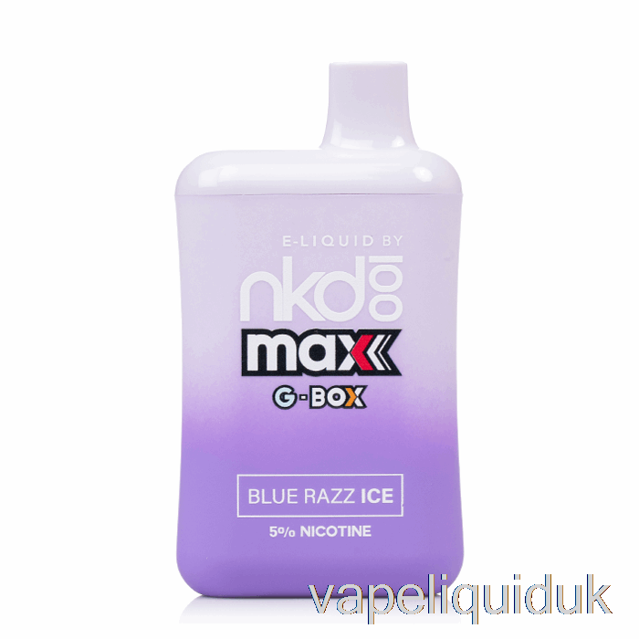 GBOX x Naked 100 5500 Disposable Blue Razz Ice Vape Juice